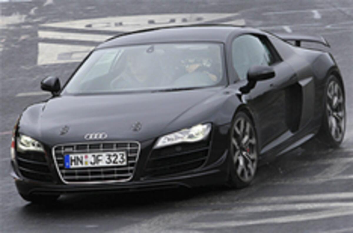 Audi R8 Sport spied