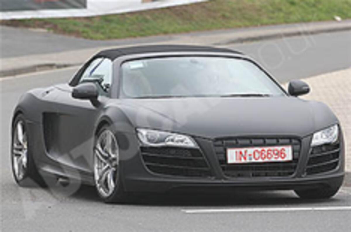 Spied: Audi R8 Spyder