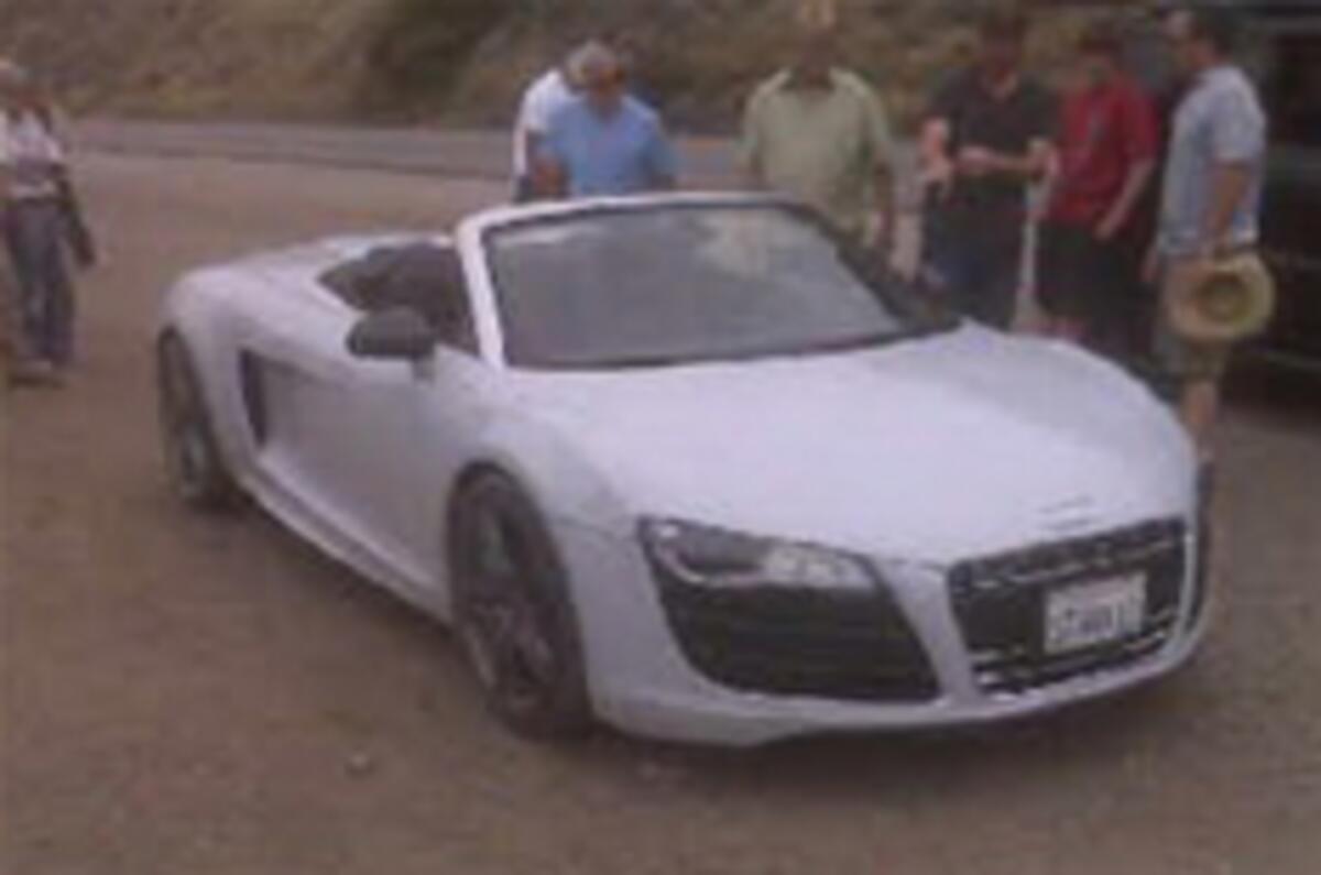 Audi R8 V10 Spider picture leaks