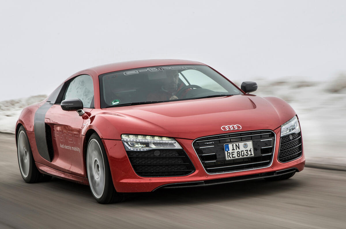 Audi R8 e-tron close to production