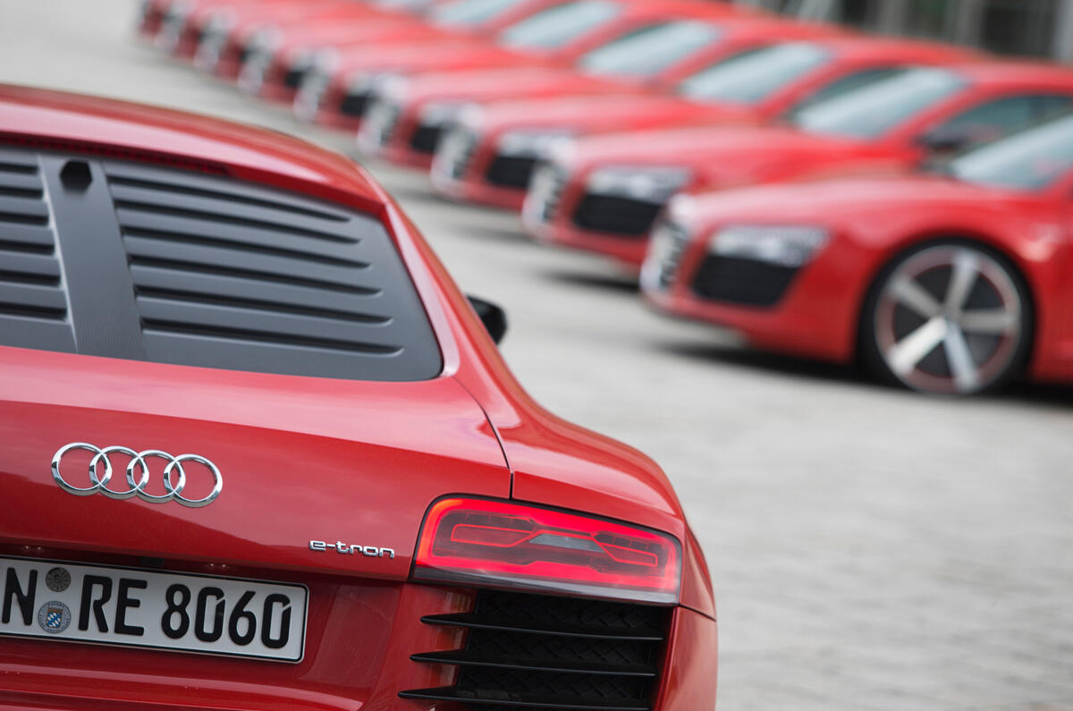 no title Audi: no plans to sell all-electric R8 e-tron