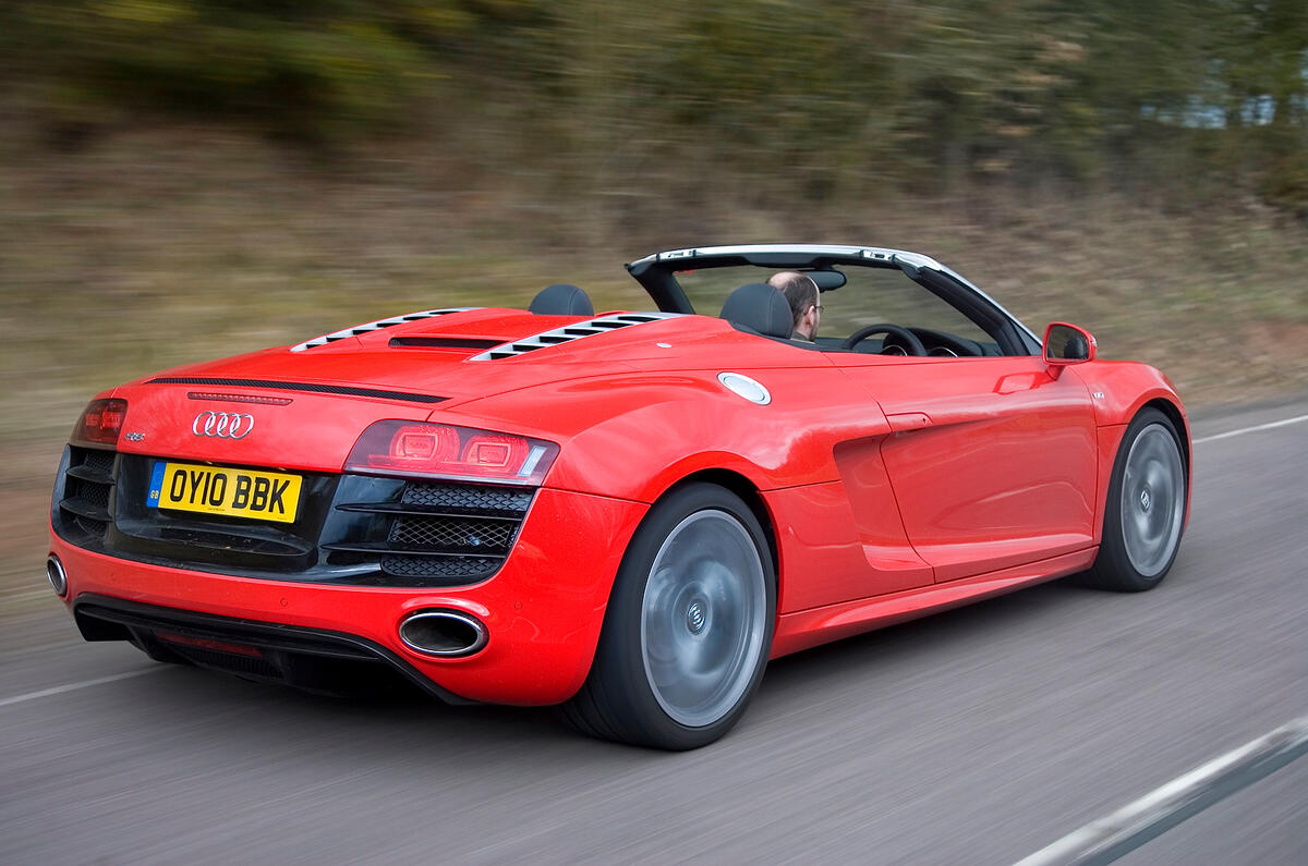 Audi R8 V10 Spyder rear