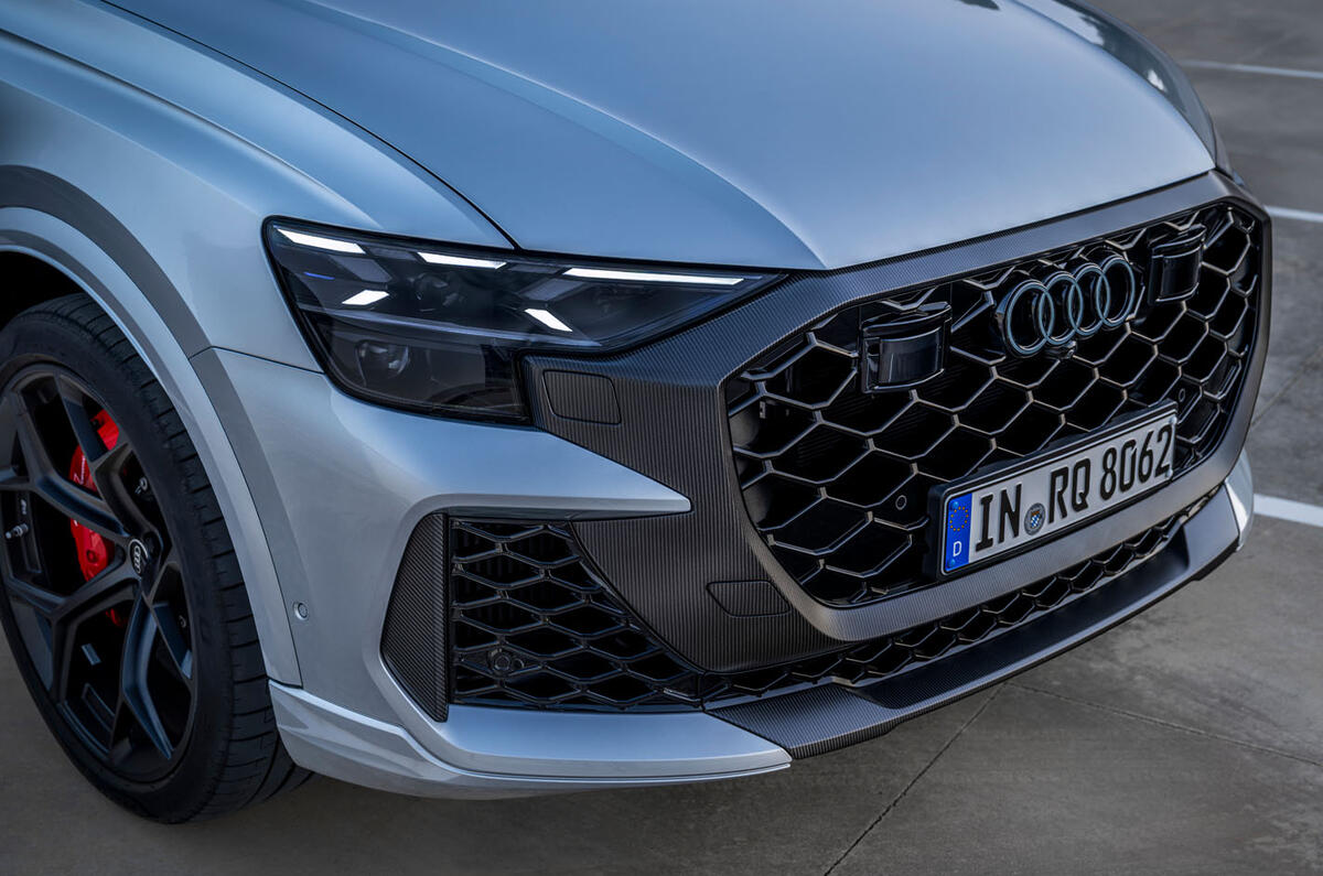 Audi RS Q8 2024 review front detail 3356 Audi RS Q8 2024 review front detail 3356
