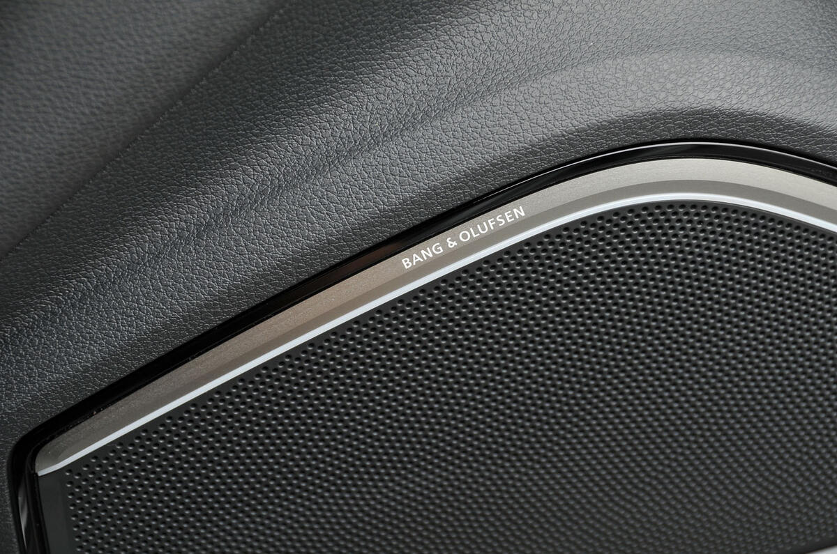 Audi RS3 Bang & Olufsen stereo system