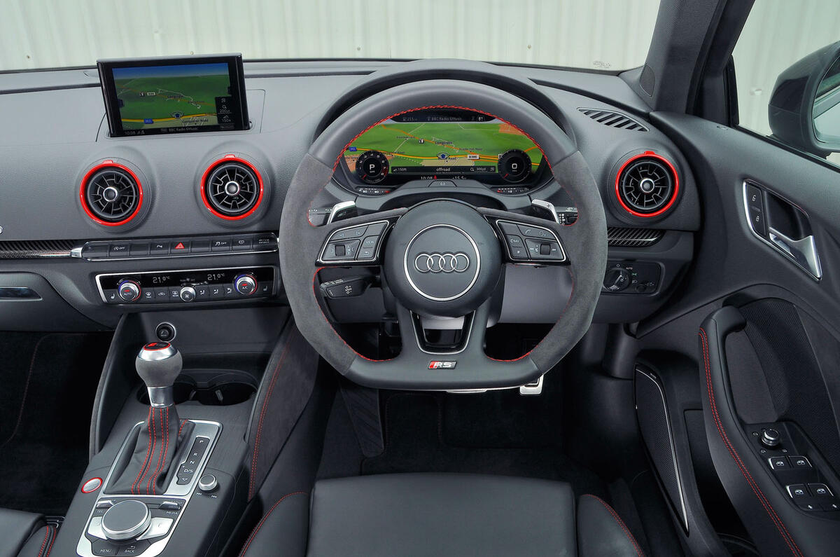 Audi RS3 dashboard