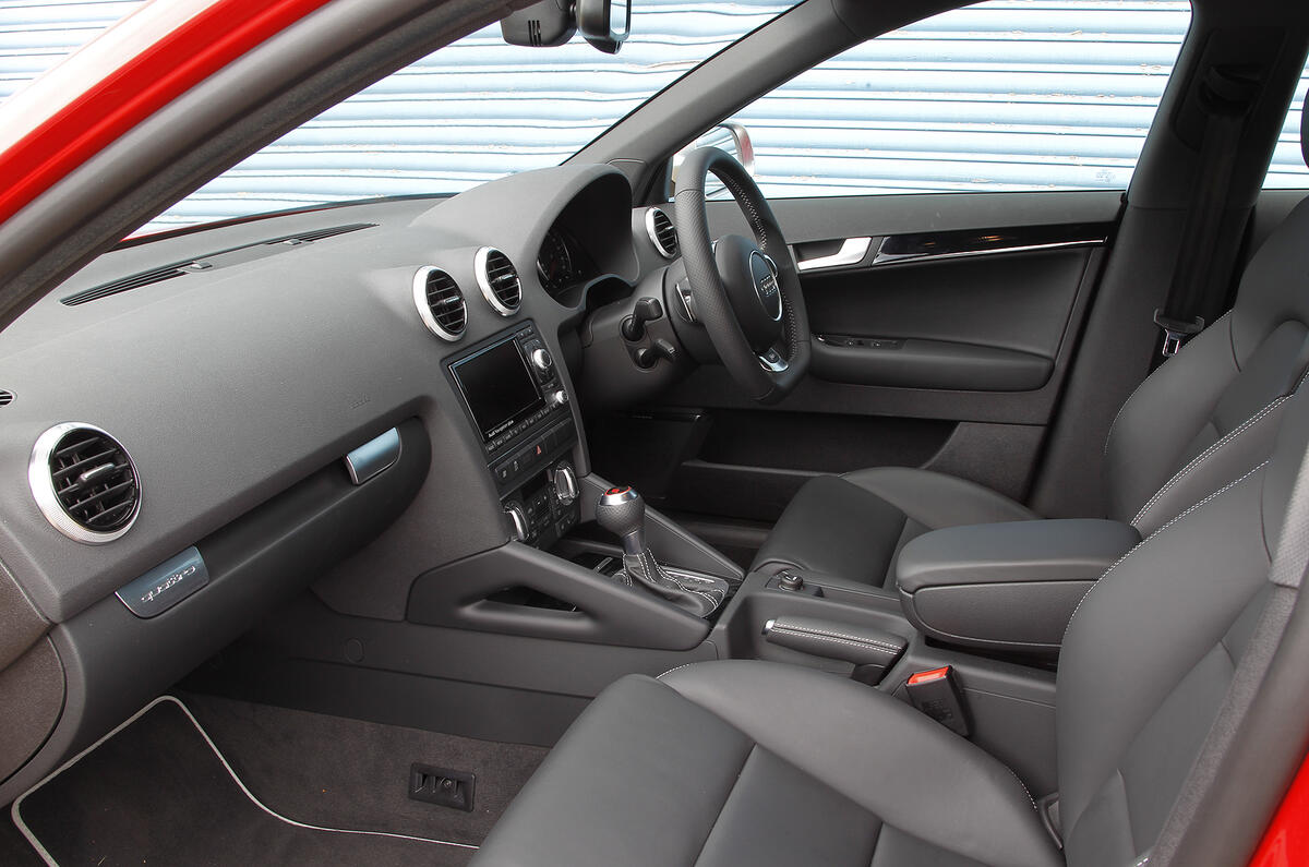 Audi RS3's front seats