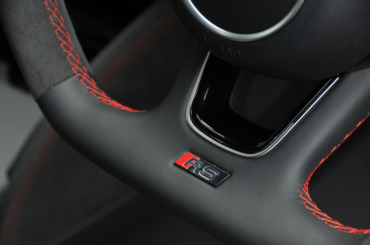 Audi RS3 interior badging