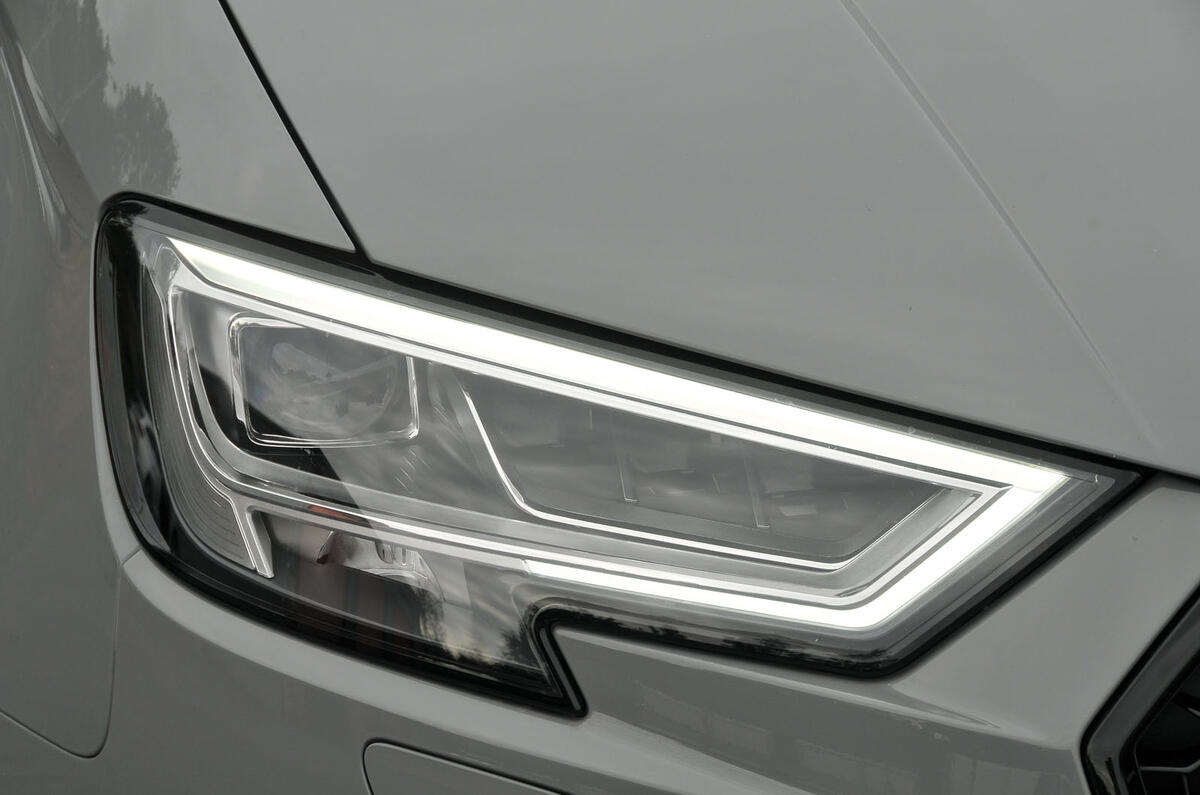 Audi RS3 LED headlights