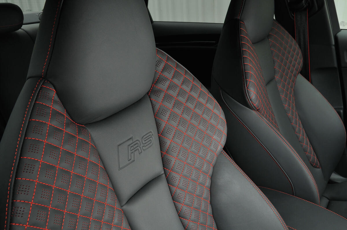 Audi RS3 bucket seats