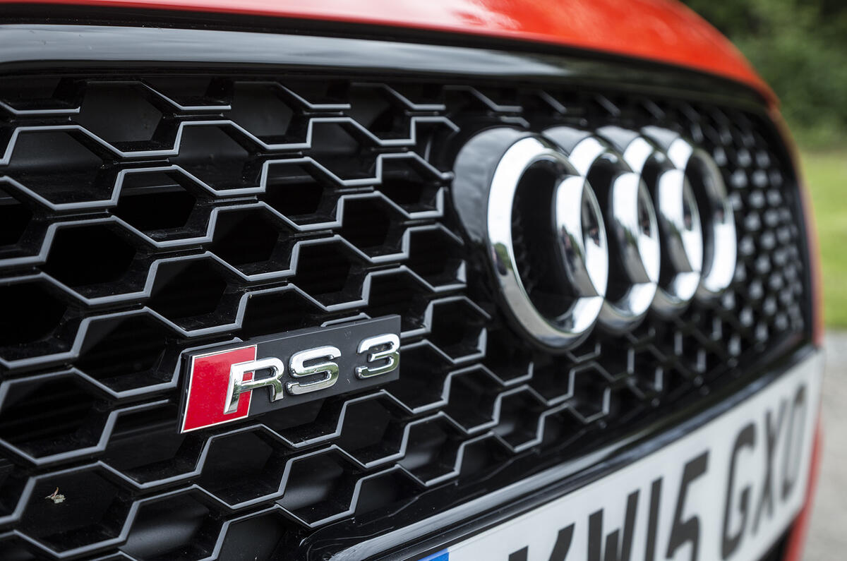Audi RS3 front grille badge