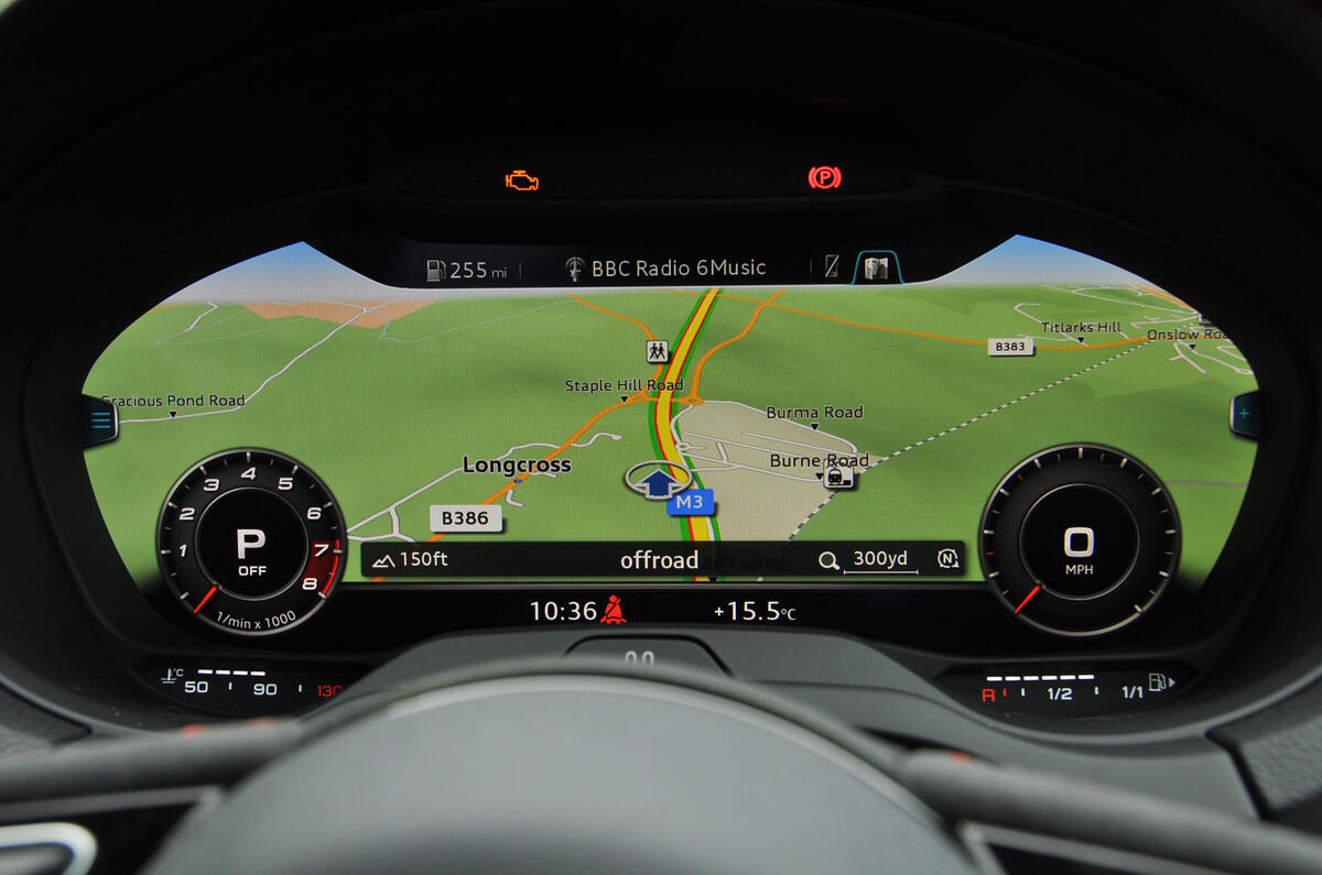 Audi RS3 Virtual Cockpit