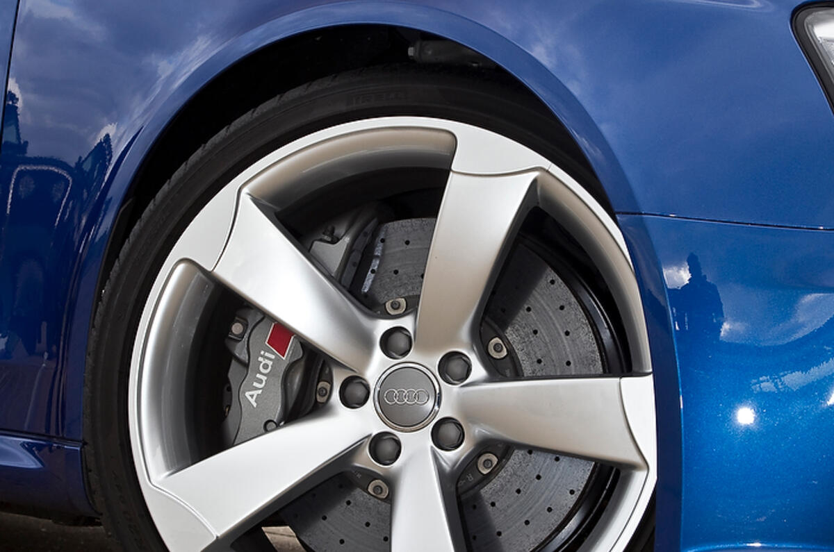20in alloys on the Audi RS4