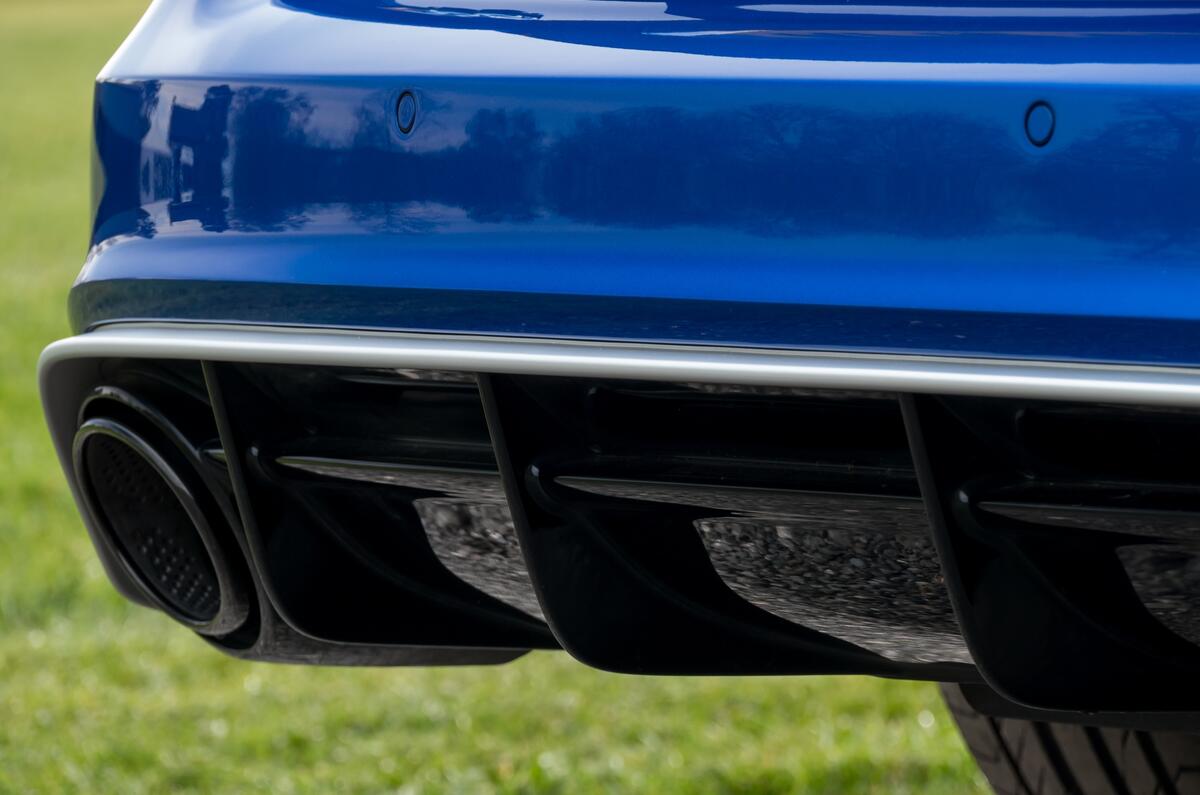Audi RS6 rear diffuser