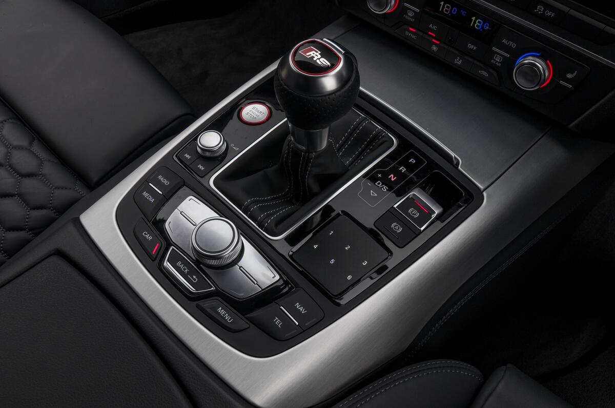 Audi RS7 S-tronic auto gearbox