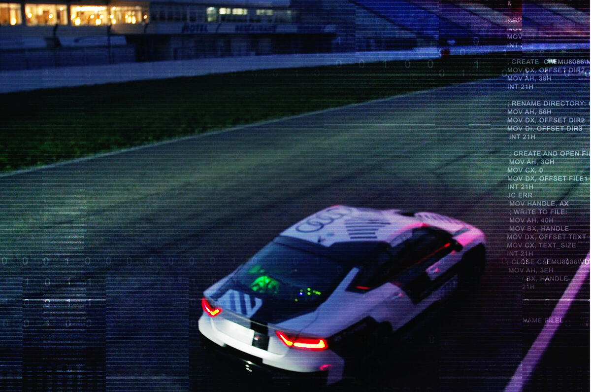 A hot lap in the passenger seat of Audi&#039;s self-driving RS7 