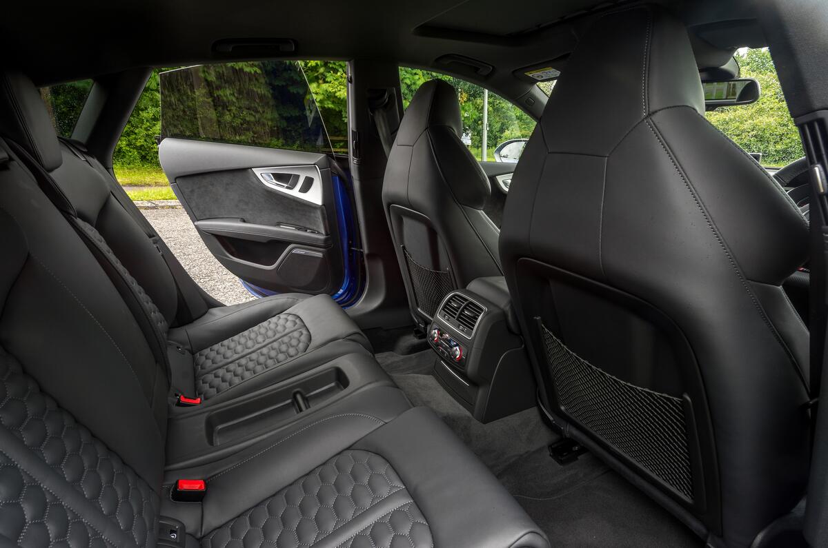 Audi RS7 rear seats