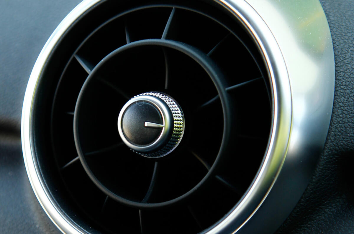 Air vents in the Audi S1