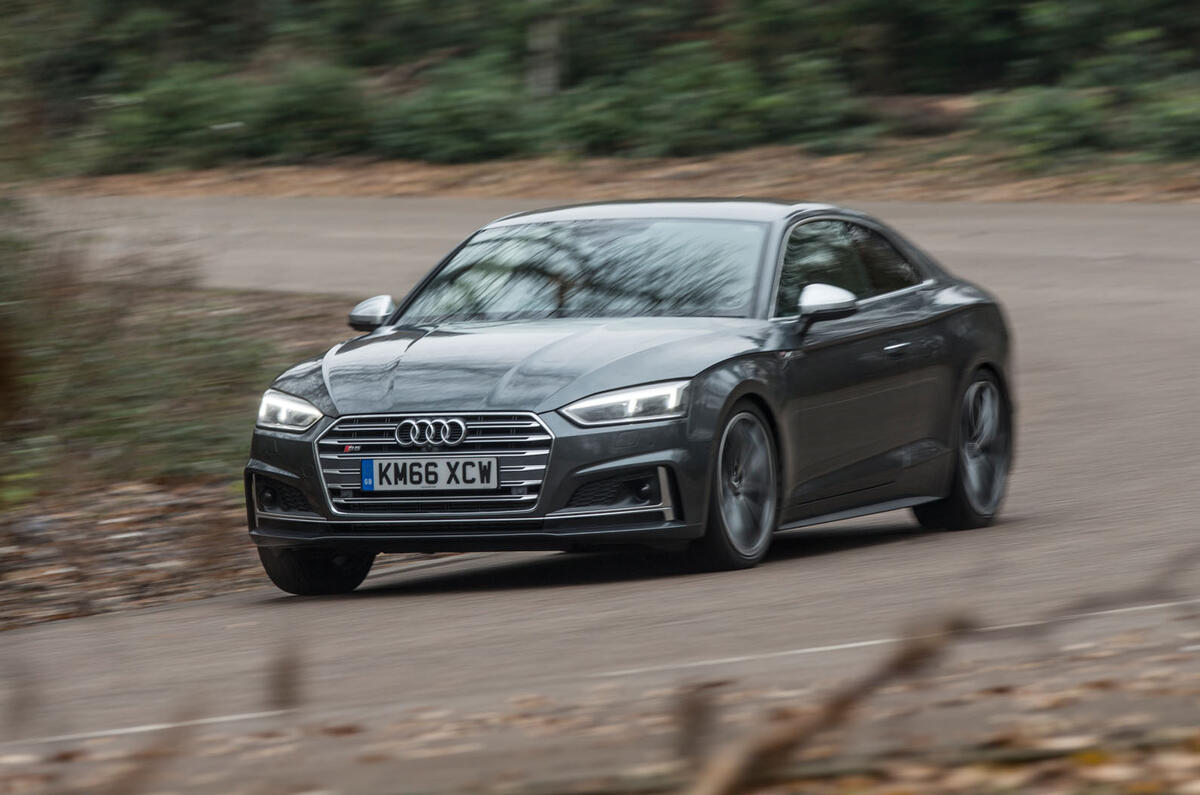 Audi S5 cornering