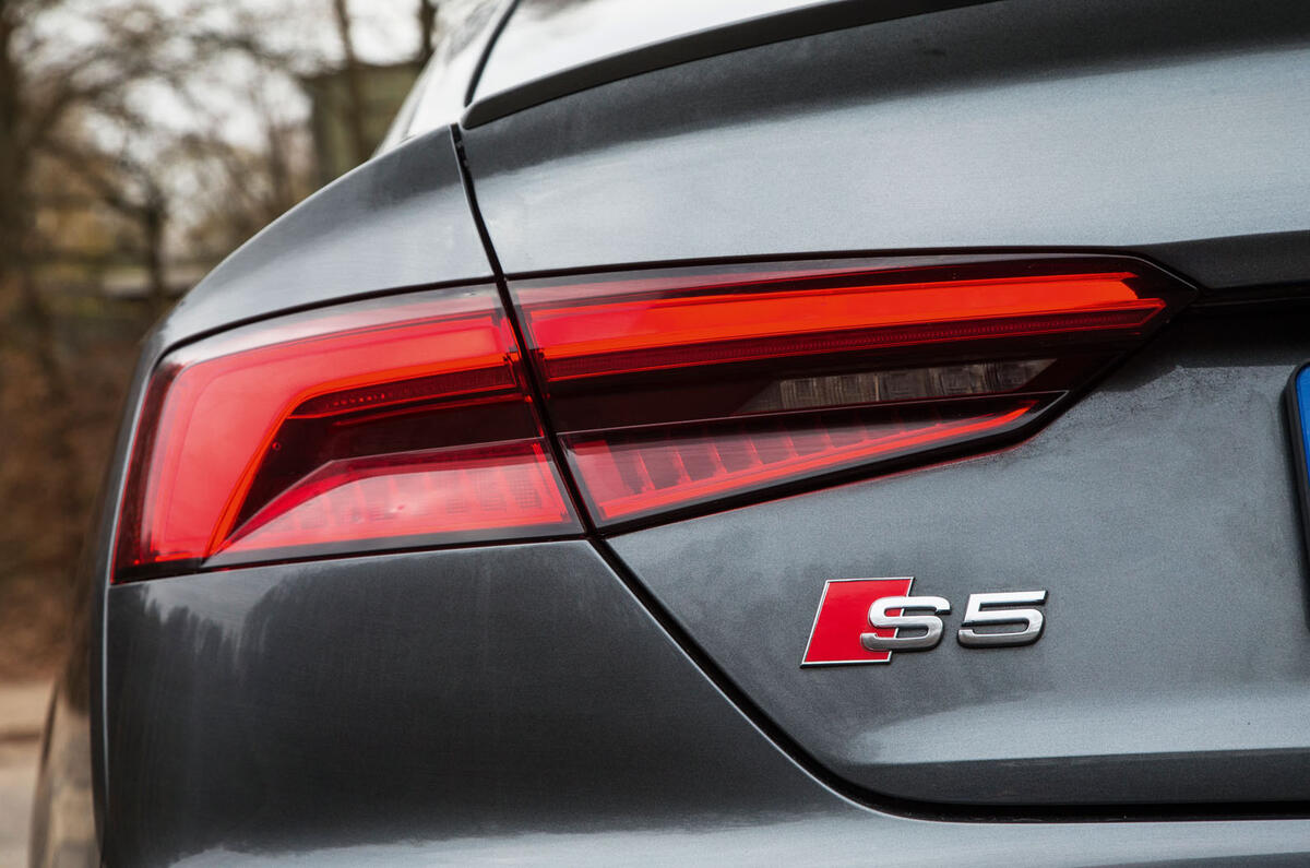 Audi S5 rear lights