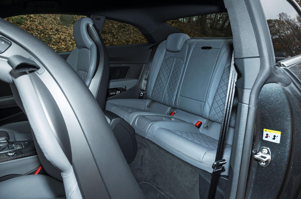 Audi S5 rear seats