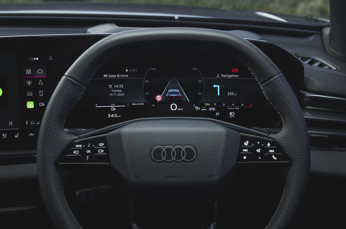 Audi S5 review 2025 009 steering wheel