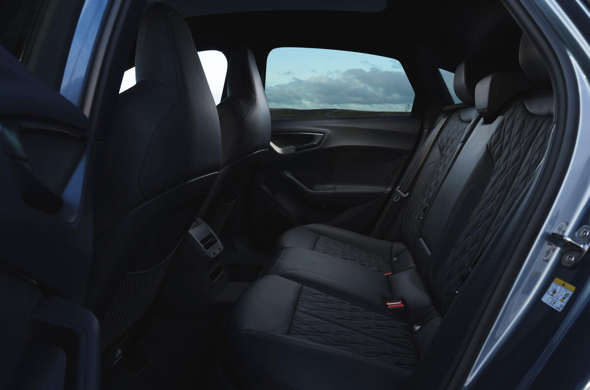 Audi S5 review 2025 014 back seats