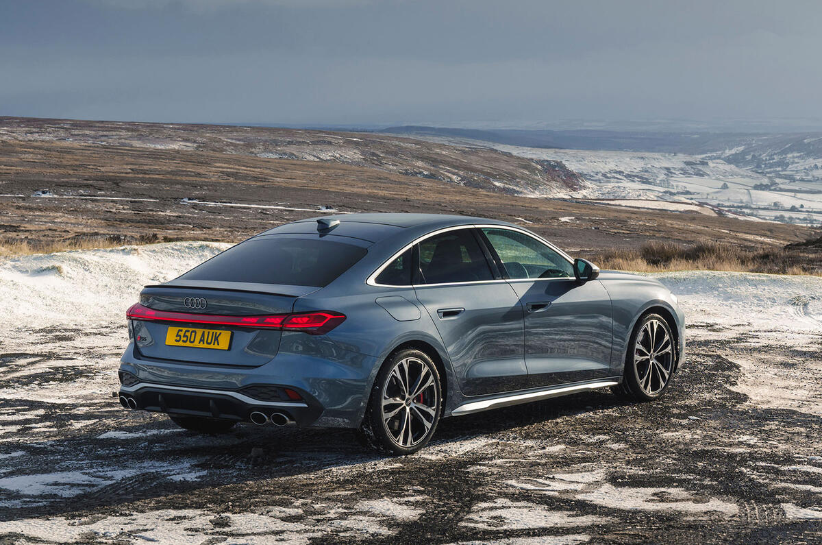 Audi S5 review 2025 019 rear static