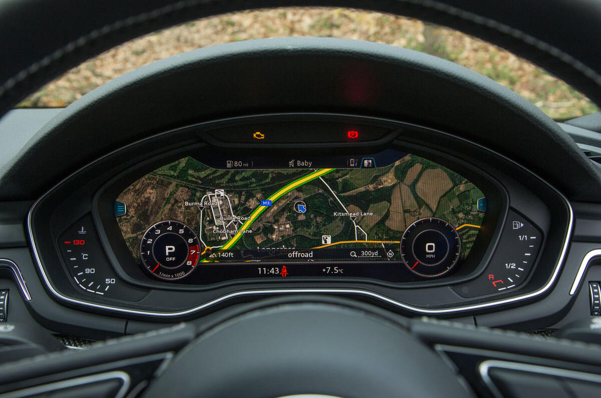 Audi S5 Virtual Cockpit