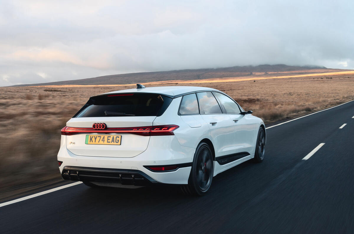 audi s6 avant e tron 2025 Review rear tracking 0015 audi s6 avant e tron 2025 Review rear tracking 0015