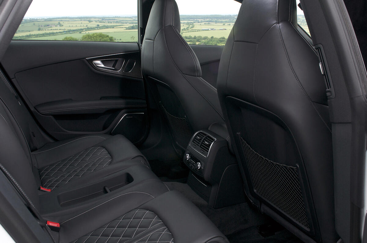 Audi S7 rear seats