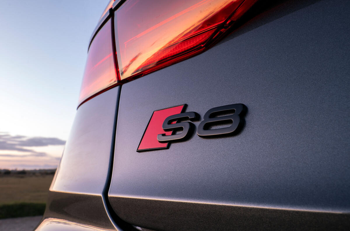 Audi S8 2025 review badge 9 Audi S8 2025 review badge 9
