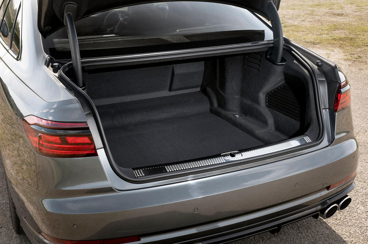 Audi S8 2025 review boot 62 Audi S8 2025 review boot 62