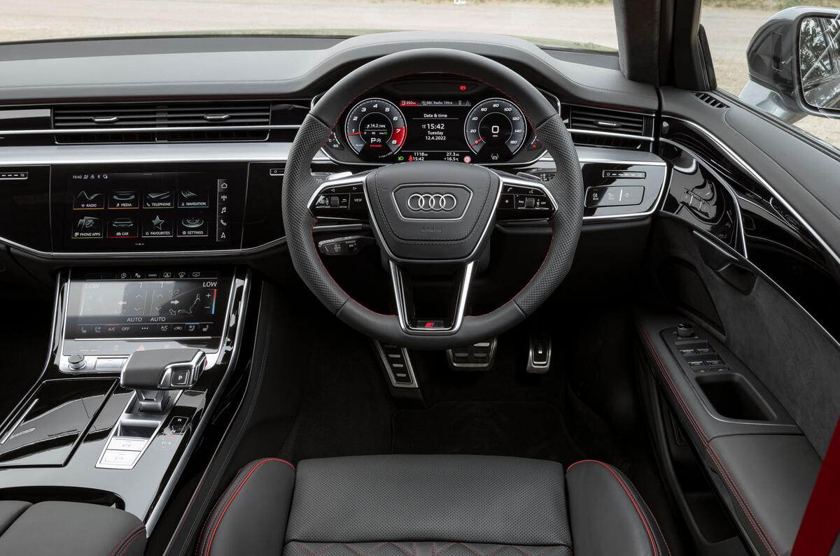 Audi S8 2025 review dash 13 Audi S8 2025 review dash 13