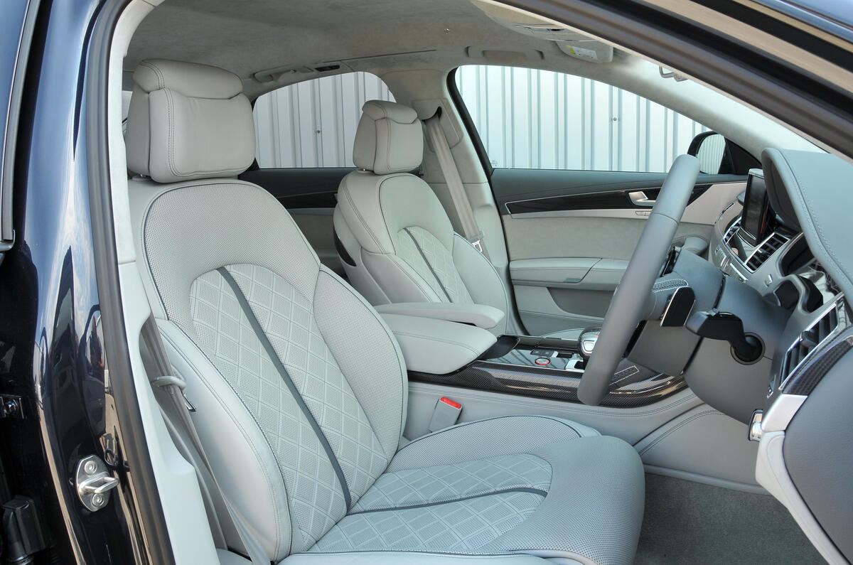 Audi S8 interior