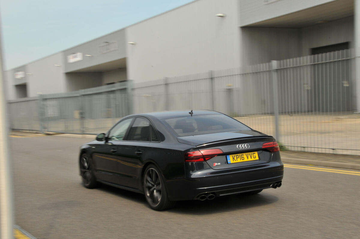 Audi S8 rear end