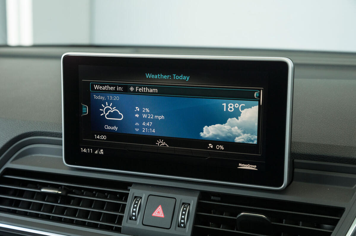 Audi SQ5 MMI online services