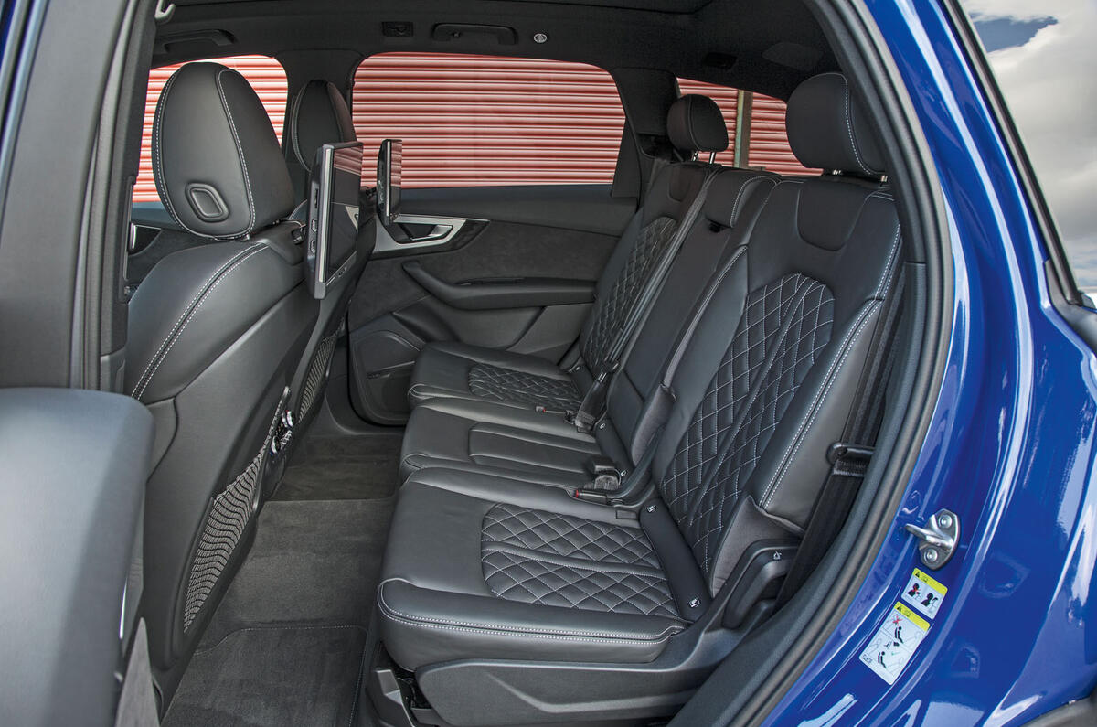 Audi SQ7 rear seats