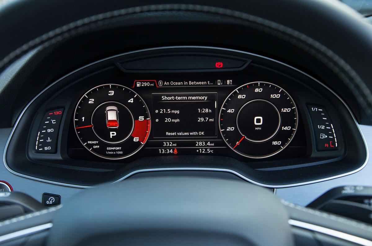 Audi SQ7 Virtual Cockpit