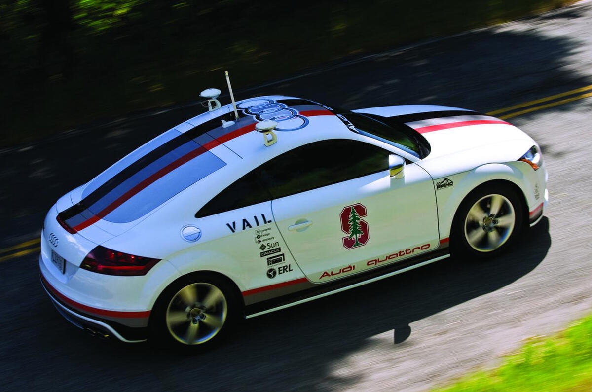 no title Audi's autonomous TT racer