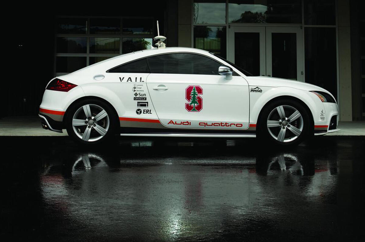 no title Audi's autonomous TT racer