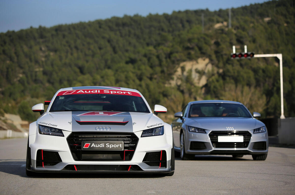 no title Audi unleashes racing version of the new TT