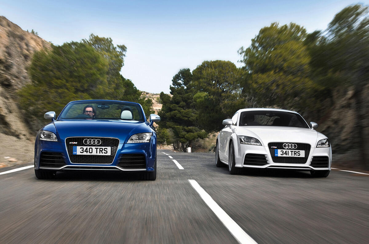 no title New Audi TT meets its ancestors - picture special