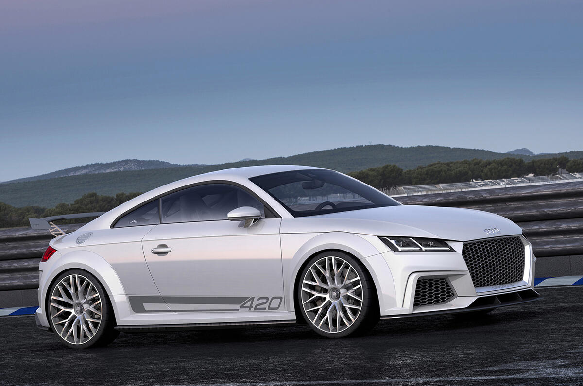 no title New Audi TT meets its ancestors - picture special