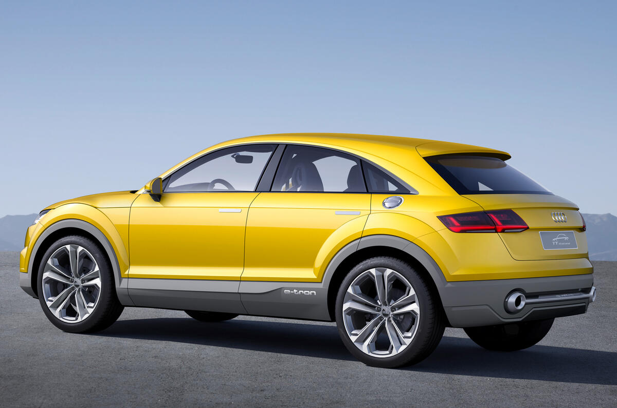 Audi TT offroad concept show car unveiled Audi TT offroad concept show car unveiled