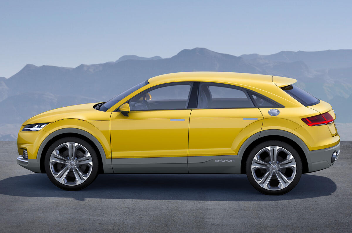 Audi TT offroad concept show car unveiled Audi TT offroad concept show car unveiled
