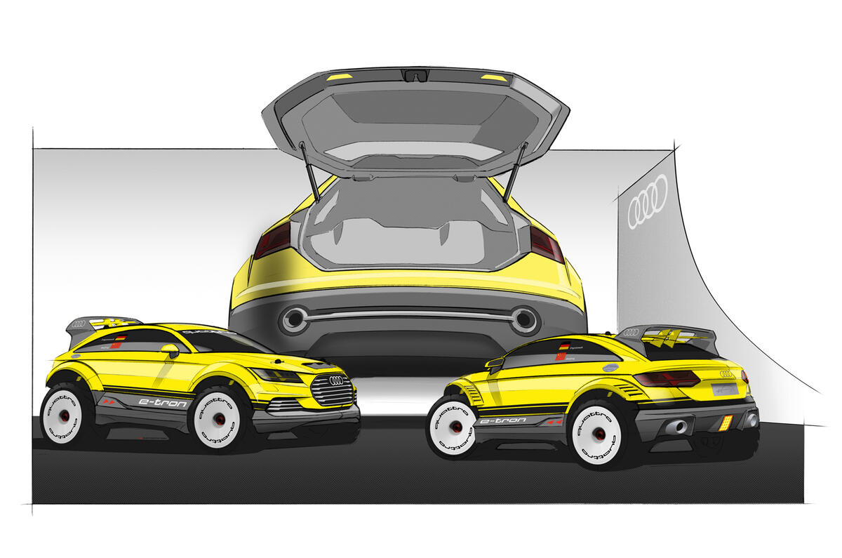 Audi TT offroad concept show car unveiled Audi TT offroad concept show car unveiled