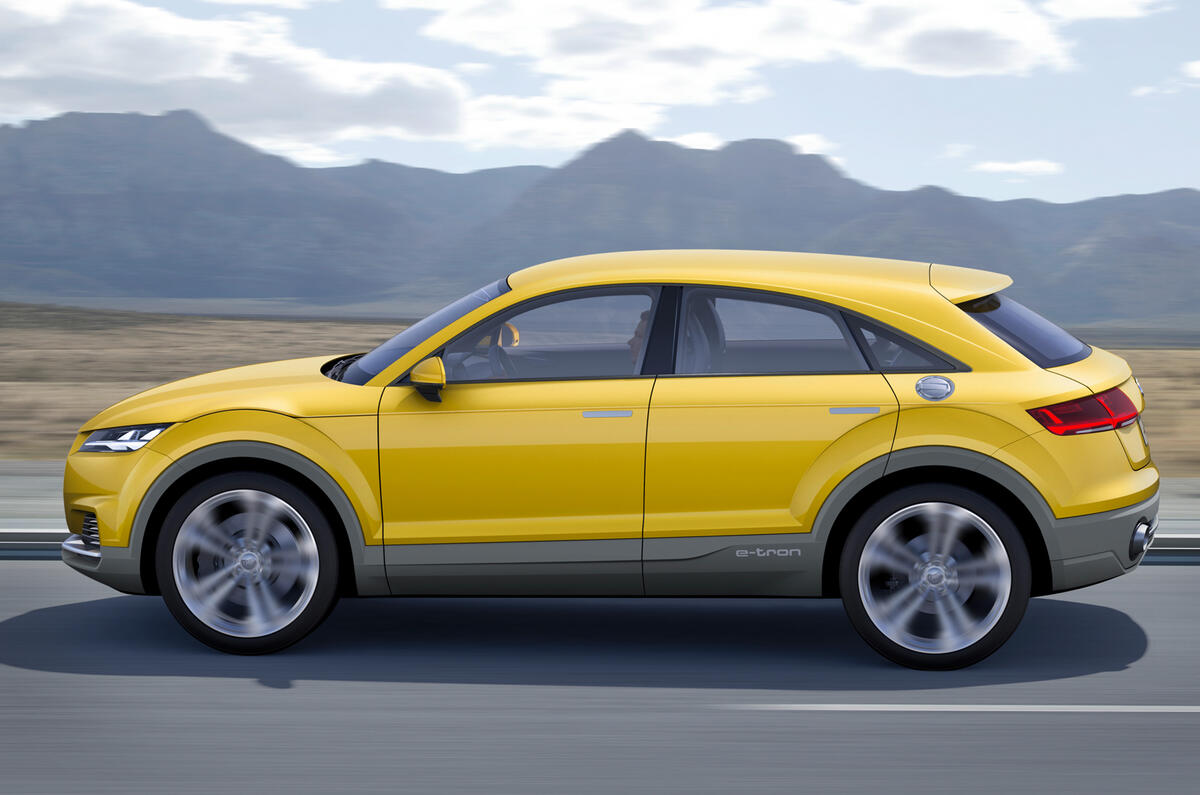 Audi TT offroad concept show car unveiled Audi TT offroad concept show car unveiled