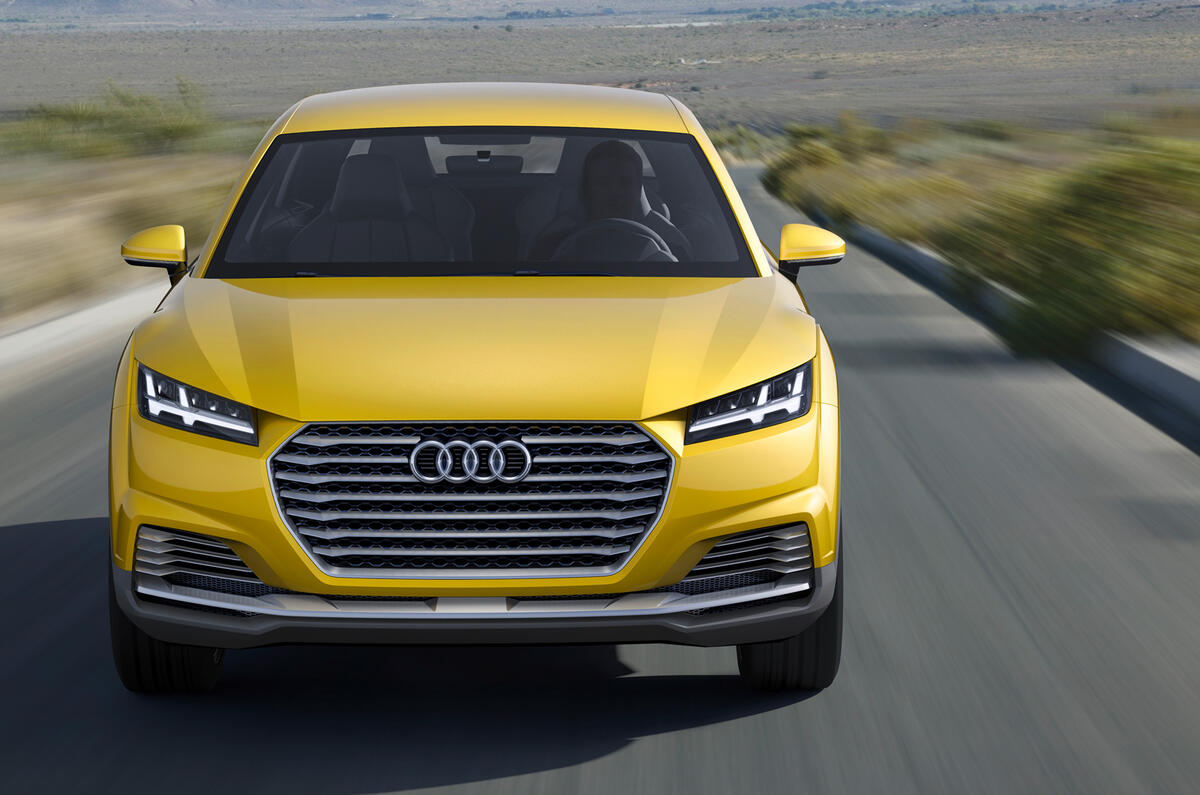 Audi TT offroad concept show car unveiled Audi TT offroad concept show car unveiled
