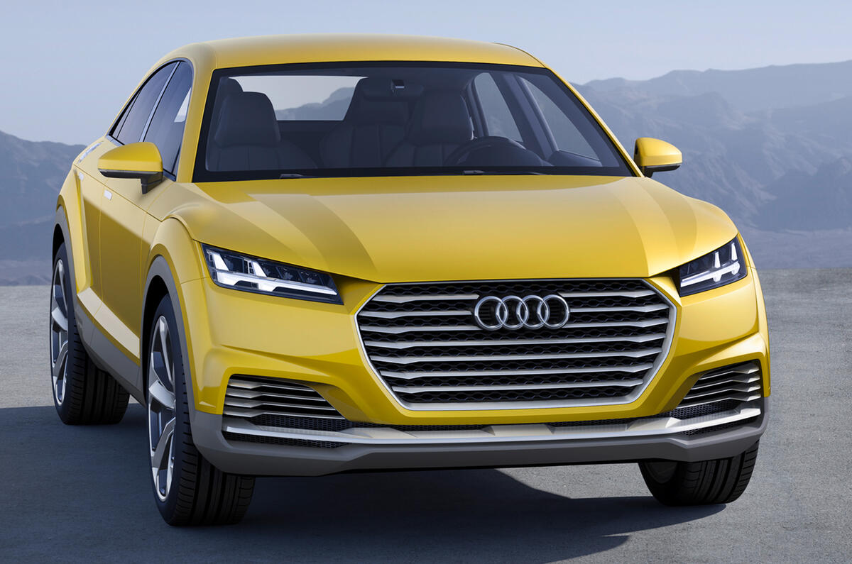 Audi TT offroad concept show car unveiled Audi TT offroad concept show car unveiled