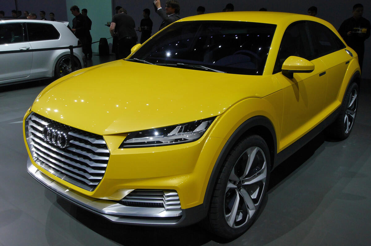 Audi TT offroad concept show car unveiled in Beijing